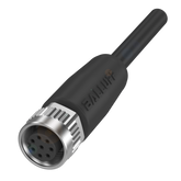 Balluff Cordset, M12 female 0deg A-code, 8-pin, 2m Balluff